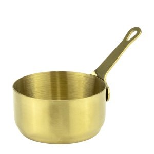 Vas servire cu mâner Charm Gold 7 cm