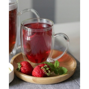Cana sticla termorezistenta cu pereti dubli 400 ml - 888727 - Img 3