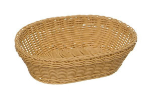 Cos paine oval Profi Line crem 26 x 17 cm