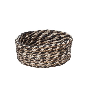 Cos paine rotund Jute bej - maro 21 cm - GAS119