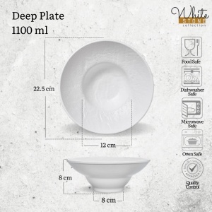 Farfurie paste White Stone 22.5 cm - 661513 - Img 4