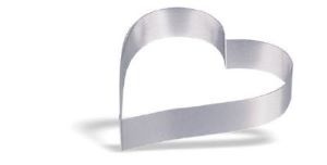 Forma patiserie inima Pujadas 9 x 8 cm