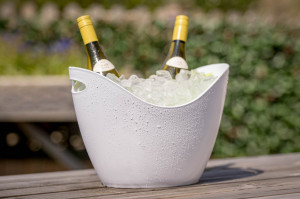 Frapiera sampanie , vin , policarbonat Horecano White 35 x 25 x (H) 26 cm - Img 2