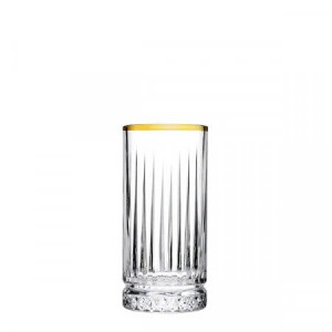 Pahare long drink Elysia Gold 445 ml - Img 1