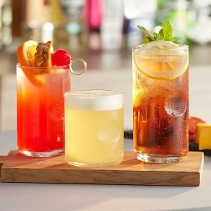 Pahare long drink Slim Dot 360 ml - LEG246 - Img 2