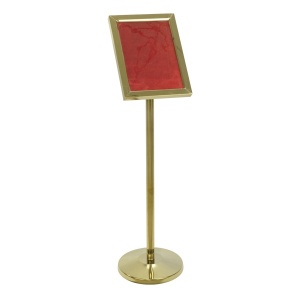 Panou informativ metal Gold 40 x 30 x H 120 cm