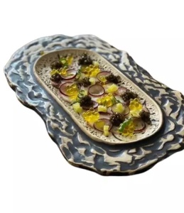 Platou oval portelan Pura Sangre Teide 25 x 15 cm - 997011 - Img 2