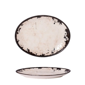 Platou oval portelan Rinart Valencia Vega 25 x 20 cm