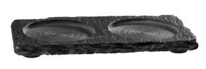 Tava ardesia pentru rasnita piper / sare 15 x 8 cm - 00971