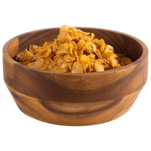Bol lemn APS Acacia 21 x h 8.5 cm - Img 2