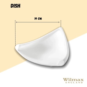 Bol triunghi Fine White 19 cm - 996103 - Img 3