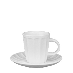 Ceasca + farfurie cafea Barista White 220 ml - 561259