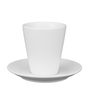 Ceasca + farfurie cafea Barista White 260 ml - 561251