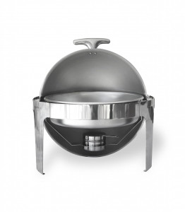 Chafing dish rotund cu capac rolltop inox Chafer 10 litri - Img 2