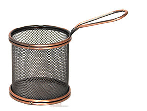 Cos servire rotund Antique Copper 9 x H 9 cm - 981210