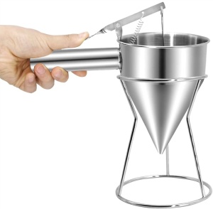 Dispenser creme & sosuri cu suport inox 13 x h 24 cm