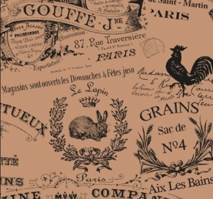 Hartie cerata Journal Vintage 15 x 40 cm