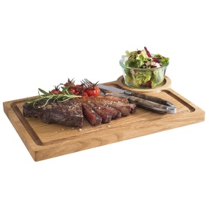 Platou lemn servire APS Oak 37 x 25 cm - Img 2