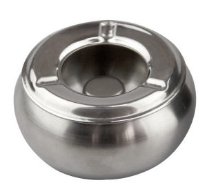Scrumiera inox antivant ø 10 cm