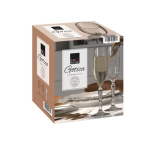 Set pahare sampanie Gotica 210 ml - G21S - Img 2