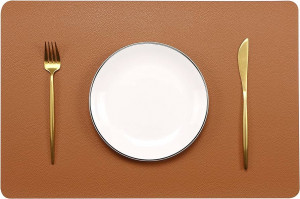 Suport farfurii piele Brown 45 x 30 cm - Img 2