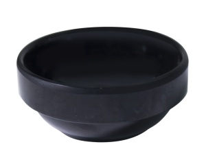 Bol melamina negru Kulsan 7 x H 3 cm