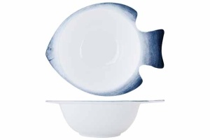 Bol peste portelan Pez 29.5 cm