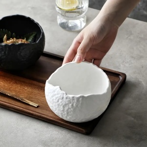 Bol portelan White Nest 13 x H 8.5 cm - Img 2