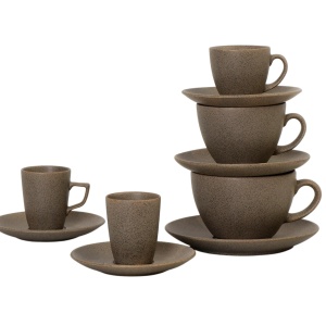Ceasca + farfurie cafea Morgan Granite 80 ml - OW2073K6 - Img 2