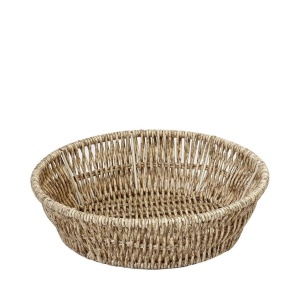 Cos paine rotund Rattan Beige 25 cm - KOD104