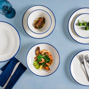 Farfurie intinsa Linea Blue Gourmet 25 cm - LNEMAGRM25DZ - Img 2