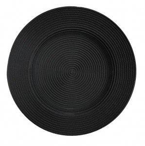 Farfurie suport sticla (charger ) Black 32 cm