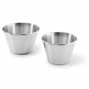 Forma inox pentru crema caramel , dariole 8.8 x ( H ) 5.5 cm - Img 2