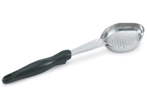 Lingura ovala perforata Spoodle Black 33 cm - Img 2