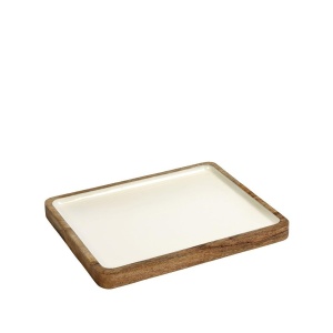 Platou lemn GN 1 / 2 Mango Brown/White AKB104