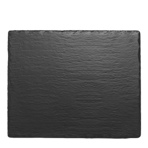 Platou melamina Black Slate Effect 26.5 x 32.5 cm - 37309