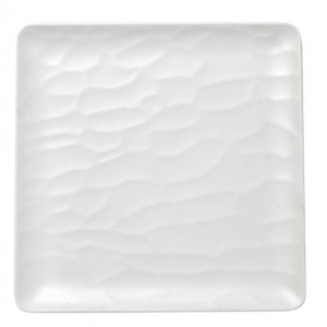 Platou melamina patrat Wavy White 18 x 18 cm MLW347K72 - 6 - Img 4