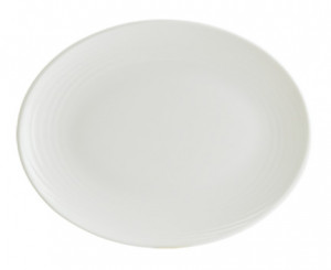 Platou oval portelan Bonna Loop 31 x 24 cm