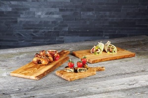 Platou servire lemn APS Olive 25 x 17 cm - Img 2