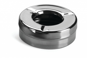 Scrumiera antivant rotunda inox Comas ø 9.5 cm