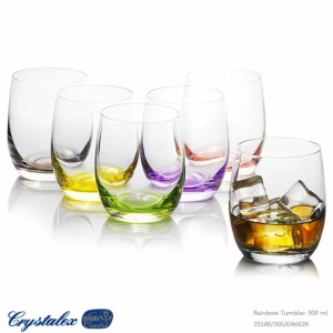 Set 6 pahare rocks Rainbow 300 ml - 09208 - Img 2