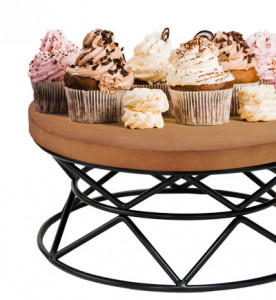 Stand bufet lemn Emma H 25 cm - Img 2
