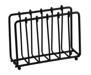 Suport servetele metal Black 13 x 4.5 x H 10 cm - 32139