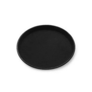 Tava servire antialunecare rotunda Black 40 cm