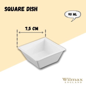 Bol patrat Fine White 7.5 x 7.5 cm - 992546 - Img 3