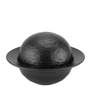 Bol prezentare cu capac Atlas Black 16.5 cm-56760