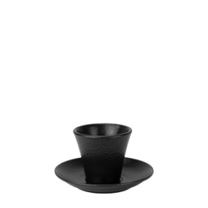 Ceasca + farfurie cafea Barista Black 80 ml - 561256
