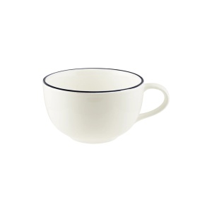 Ceasca + farfurie cafea Linea Black 230 ml - Img 3