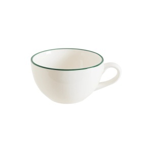 Ceasca + farfurie cafea Linea Green 230 ml