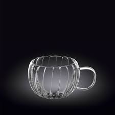 Ceasca sticla termorezistenta cu pereti dubli 300 ml- 888411